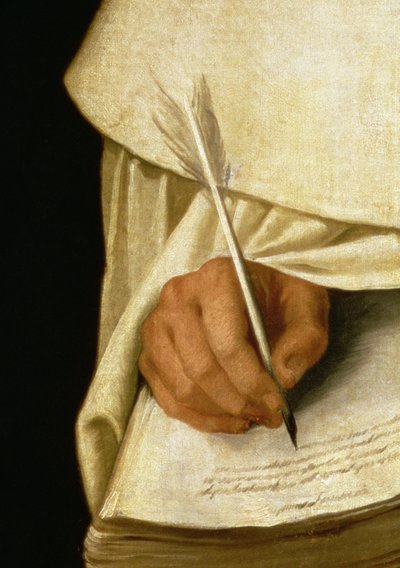 Brother Pedro Machado (detail) by Francisco de Zurbaran